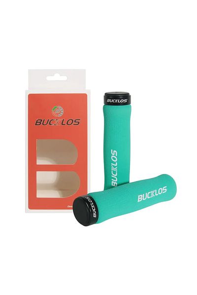 BUCKLOS SPONGE-BIANCHI GREEN BUCKLOS MTB Grips Sponge Bike Handlebar Cover Soft Shock-absorbing Lock on Bicy