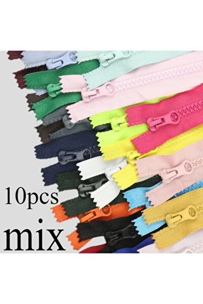 Choice BW10PCS 30CM مزيج 10 قطع 5# سحاب ذيل مغلق من الراتنج بأحجام مختلفة من ...