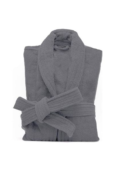 OEM Halat de baie, Unisex, Bumbac, calitate Premium, Gri deschis, 2XL