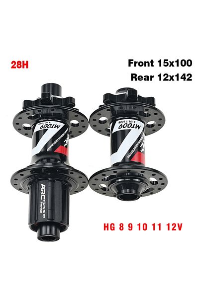 Choice HG 28H Thru ARC MTB Hub 28H / 32H / 36H Micro Spline 12 Speed Disc Brake Bearing Hub 6 Pawls 114 Cli