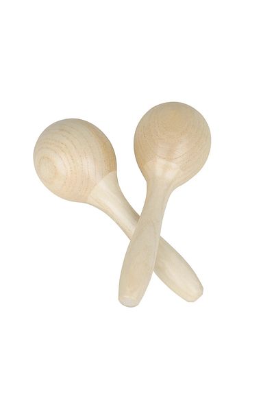 Choice Wood color IRIN Spruce wood Maraca Baby Toys Early Education Toy for Children's Music Enlightenment