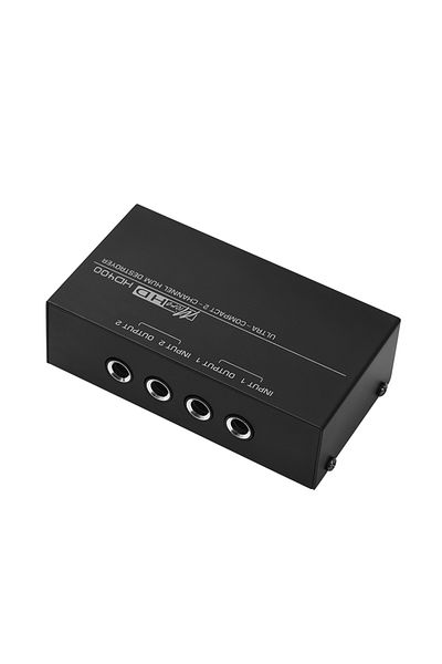 Choice HD400 Ultra-compact Hum Destroyer 2-channel Hum Eliminator Noise Filter with 1/4 Inch TRS Inputs ...