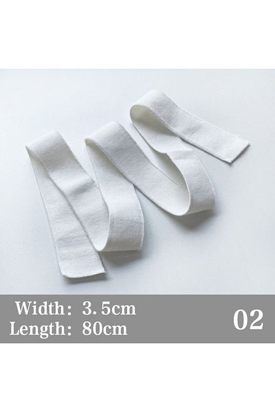 Choice One Size 02 High Stretch Knitted Rib Cotton Fabric T-shirt Neckline Elastic Collar Cuffs Trim DIY Cr