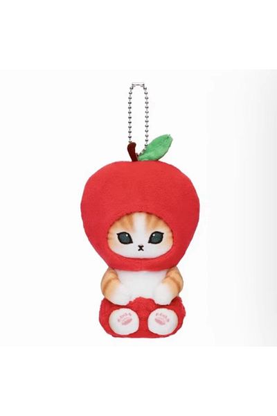 Choice Apple Cat Yoyo Japanese Style Cute Mofusand Plushie Shark Cat Fruit Vegetable Series Soft Hanging Ke
