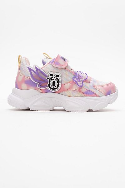 CCWAY AYAKKABI Pantofi sport pentru copii Anorak cu velcro 26-30 ROZ ALB