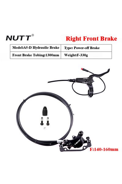 Choice Right Front NUTT A5-D Electric Scooter Hydraulic Brake For Zero 10X Mini KUGOO G1 Booster ES3 Dualtr