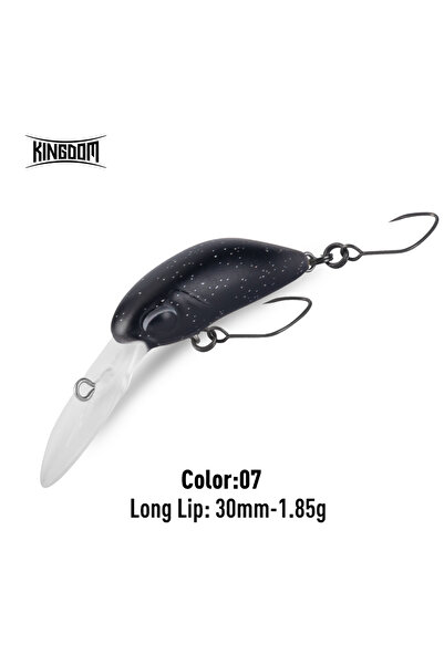 Kingdom طُعم صيد أسماك ميني ميناو من كينجدوم، 30 مم، 1.85 جم، لون 07، 1.7 جم،...