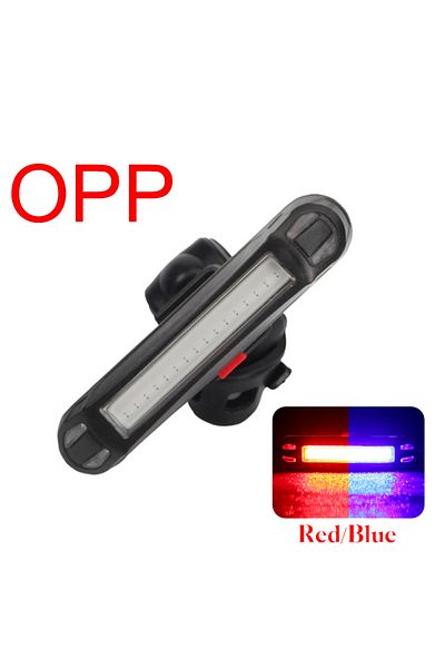 Choice Red Blue Bike Tail Light Ultra Bright USB Rechargeable Bicycle LED Rear Lamp for Road MTB Helmets E