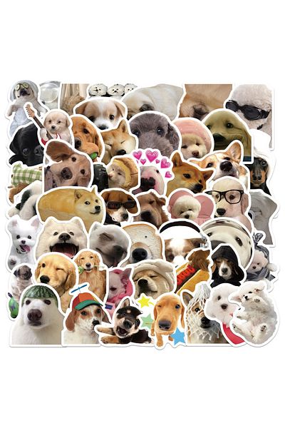 Choice 50PCS 50PCS Dog Stickers Cute Animal Account Materials Phone Cases Laptop Suitcases Water Cups Water