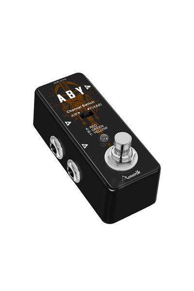 Choice Amuzik ABY Line Selector AB Switch Mini Guitar Effect Pedal True Bypass Guitar Bass Pedal AB Box ...