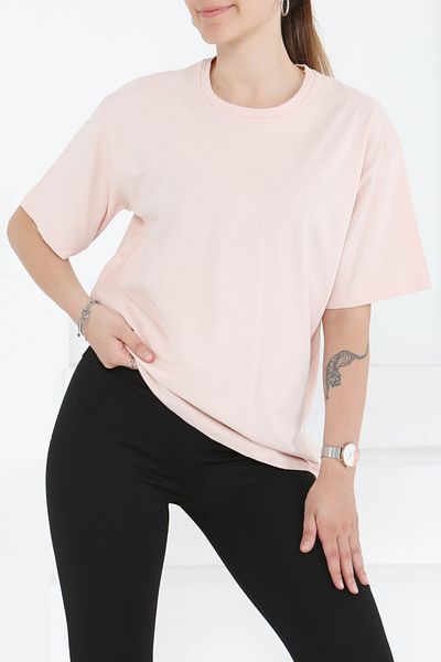 TOFİSA Short Sleeve T-Shirt Powder - 27346