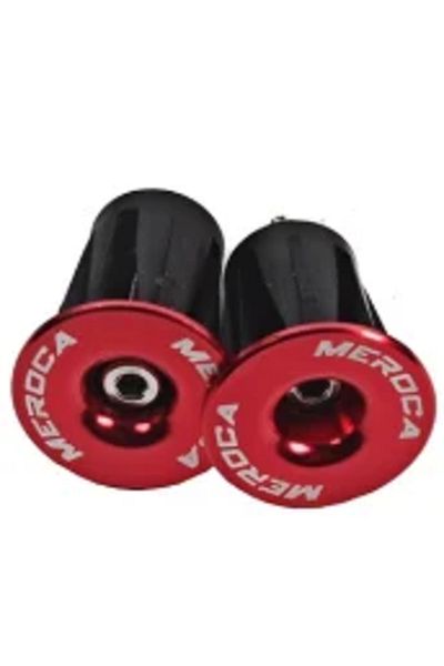 Choice Red MEROCA Mountain Bike Aluminum Alloy Inflated Lock To Connector Road Bicycle Handlebar End Cap
