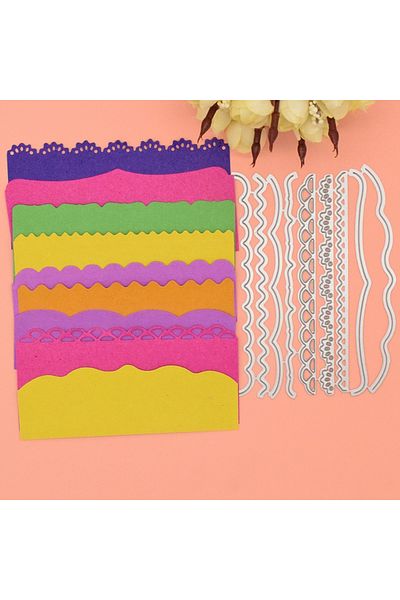 Choice Flower Wave Metal Cutting Dies Stencils for Diy Scrapbooking Photo Album Decoration
