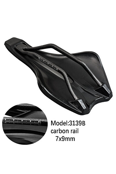 Choice 3139B-3A ELITAONE Road Bike Saddle130g Carbon Rails MTB 245*143mm Bicy...