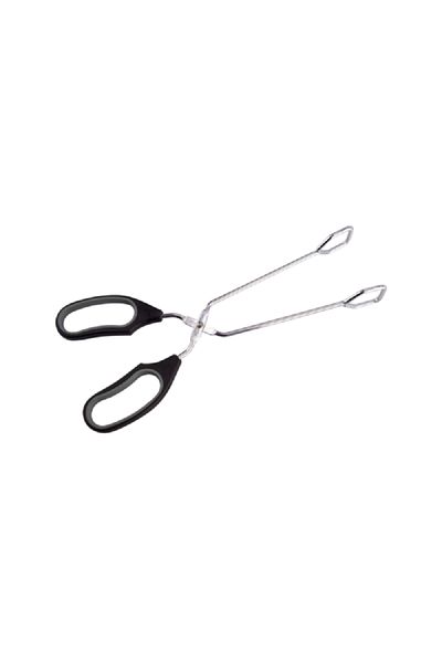 Chef Craft Serving Tong Black and Silver 3.25 x 12inch
