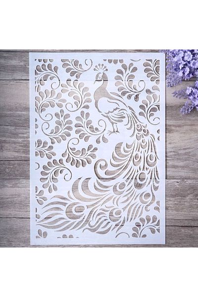 Choice A4 Size 21 by 29.7cm A4 Size DIY Craft Layering Peacock Stencil For Wall Painting Scrapbooking Stamp