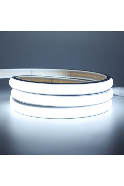 Choice 12V 2m White Waterproof COB LED Strip Light 12V 24V Flexible LED Neon Light 0.5-20M 320LEDs High Den