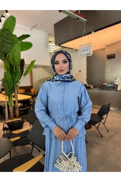butik hira Skirted Shirt Suit