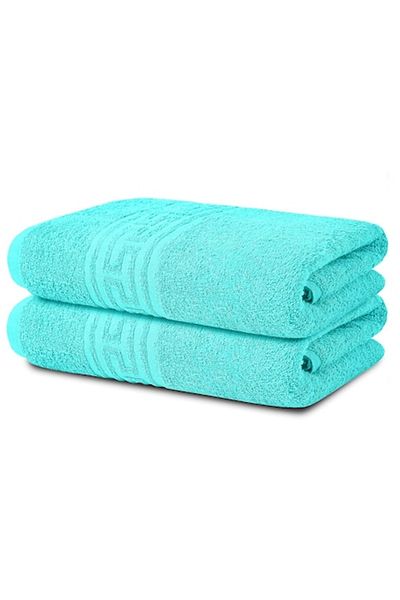 Modis Set 2 Bath Towels, Modis, Cotton, 50x90 cm, Turquoise