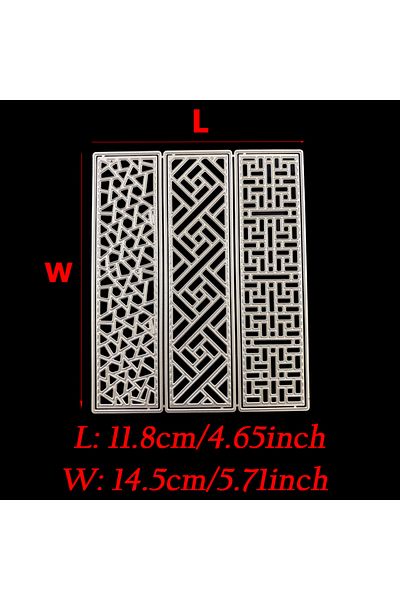 Choice cutting dies 1PC Rectangle Background Frame Dies for DIY Scrapbooking Album Gift Card Making Paper C