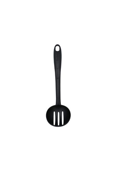 TEFAL Bienvenue Nylon Handle Heat Resistant Slotted Skimmer Black