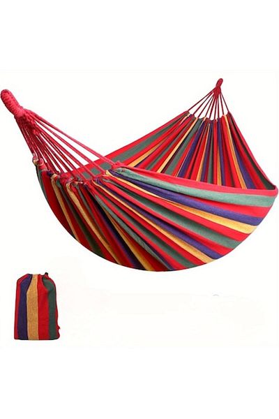 OEM Portable Hammock with Bag, 1 seat, 150 Kg, Multicolor