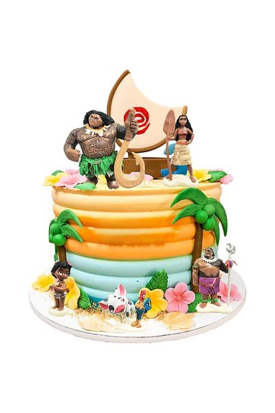 Choice 6pcs 6PCS Moana Princess Cake Toppers, Moana Themed Party Supplies, Cake Toppers for Kids Girls Fans