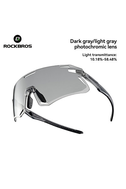 ROCKBROS نظارات ركوب الدراجات متغيرة اللون SP31810 للرجال والنساء، نظارات ريا...