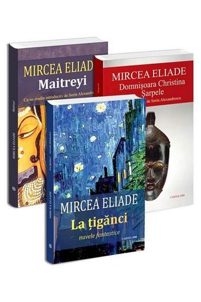 Editura Cartex Mircea Eliade Package (3 books): 1. Miss Chri