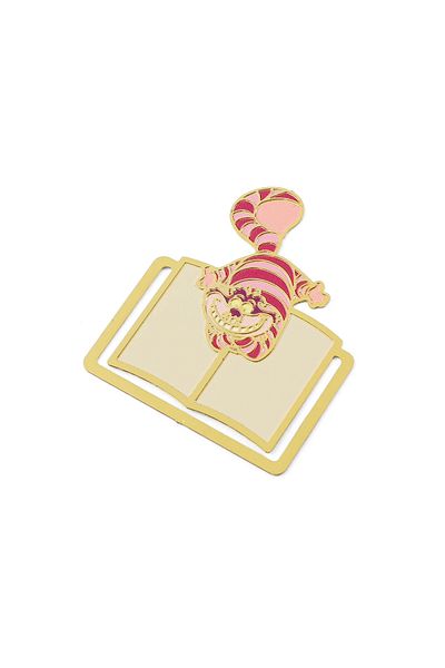 Miniso SQ0630 Alice in Wonderland Bookmark Metal Creative Fantasy Book Page Mark Cartoon Romance Reading To