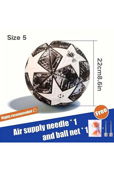 Choice black High-Quality Football No. 5 Special Ball for Adults, Students, Teenagers and Kidsren Training