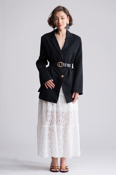 SEPANU COLLECTION Kadın Dantelli Uzun Etek