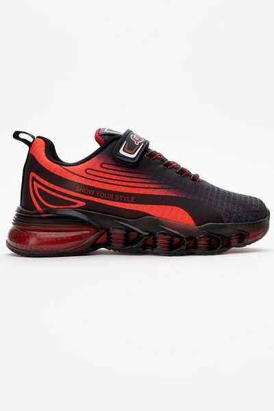 CCWAY AYAKKABI Pantofi sport Anorak pentru copii 31-35 NEGRU ROȘU