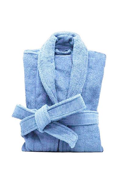 OEM Halat de baie, Unisex, Bumbac Premium, Albastru, 2XL