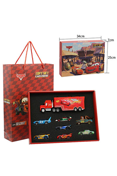 Choice 8pcs Disney Pixar Cars McQueen Mater Mack Uncle Truck Alloy Diecast Car 1:55 Model Radiator Springs