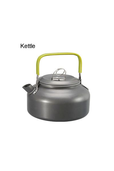 Choice Kettle Camping Cookware Set Aluminum Nonstick Portable Outdoor Tableware Kettle Pot Cookset Cooking