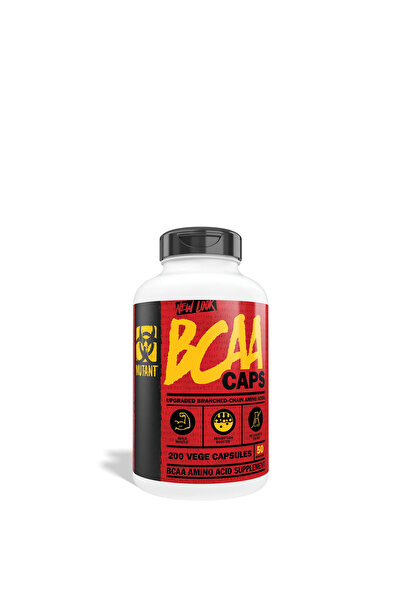 MUTANT كبسولات BCAA، أحماض أمينية، 200 كبسولة، 50 حصة