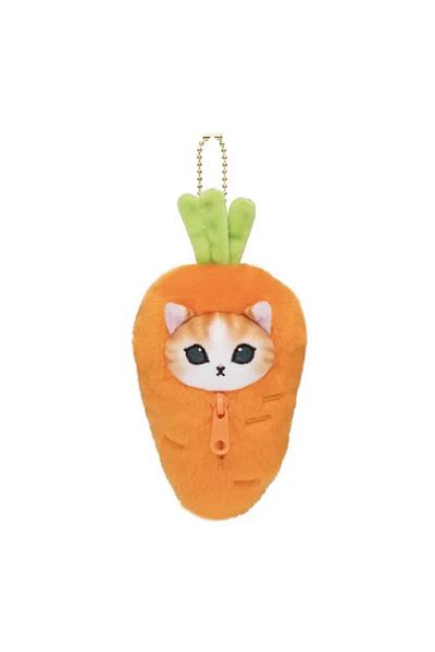 Choice Carrot Cat Yoyo Japanese Style Cute Mofusand Plushie Shark Cat Fruit Vegetable Series Soft Hanging K