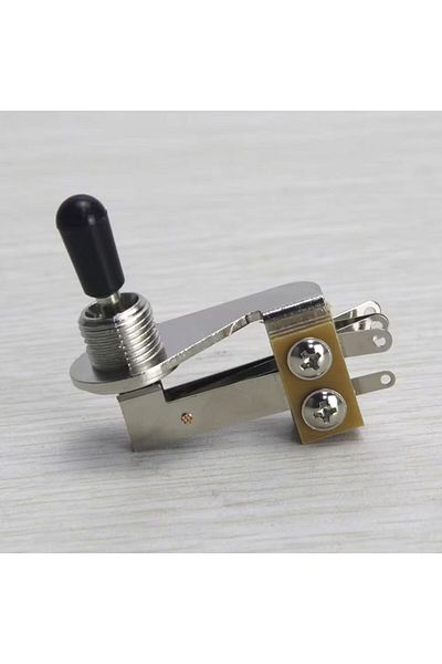 Choice FLEOR L-Type 3 Way Toggle Switch Guitar Pickup Selector Switch with Black/Cream/White Tips