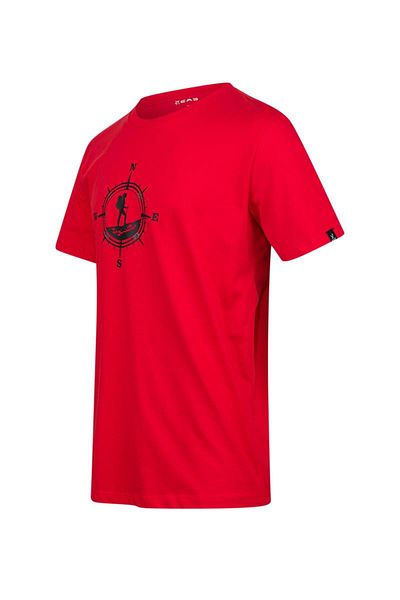2AS Tricou pentru bărbați cu decolteu cu imprimeu Alex