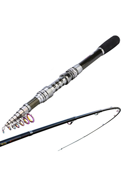 Choice قضيب صيد دوار من ألياف الكربون بطول 2.1 متر من طراز XY2000 Sougayilang بطول 1.8-3.3 متر، مزود ببكرة صيد 13+1BB، هاتف