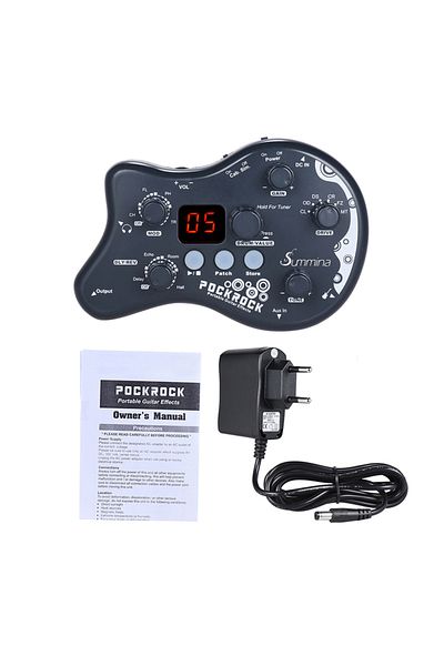 Choice Dark gray EU Plug summina PockRock Portable Guitar Multi-effects Processor Effect Pedal 15 Effect T