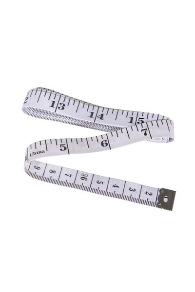 Golden Fish Classic tailor's measuring tape, both sides in centimeters, 150 cm, white