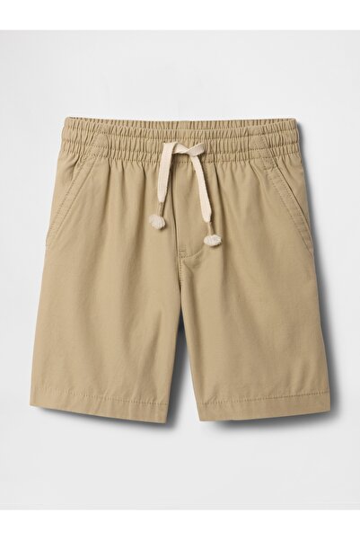 GAP Erkek Bebek Bej Poplin Pull-On Şort