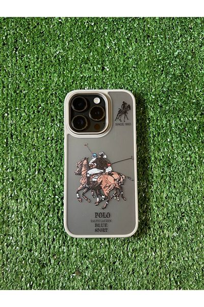 Polo Ralph Lauren Polo Ralph Lauren iPhone 13 compatible phone case, gray