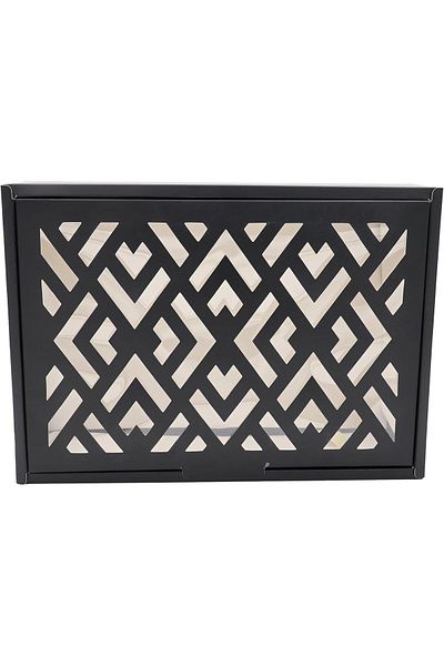 Ideal Pack Black Gift Box with Window – Premium Square Gift Packaging for Jewelry, Candles, Chocol