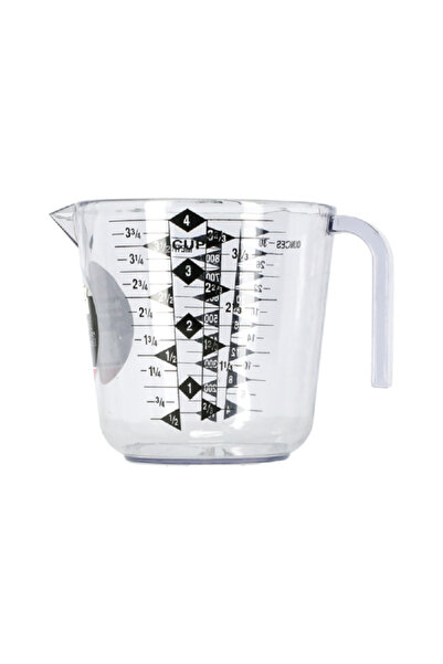 Chef Craft 4 Measuring Cup Clear and Black