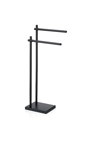 Kela Towel holder Devin black metal 23.0x18.0x79.0cm