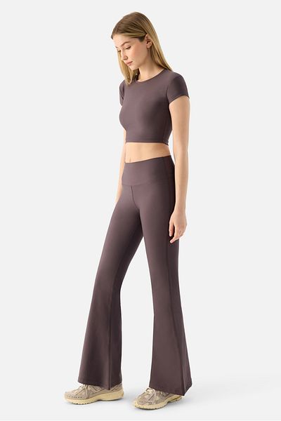 Superstacy Melina High Waist Flared Leggings Light Purple Sports Leggings