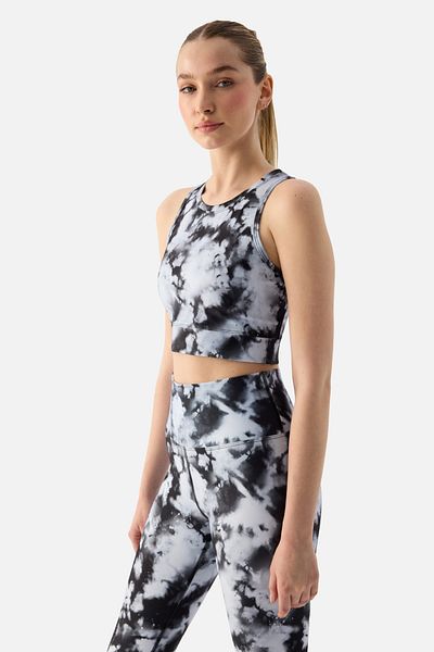 Superstacy Dark Cloud Digital Sports Bra